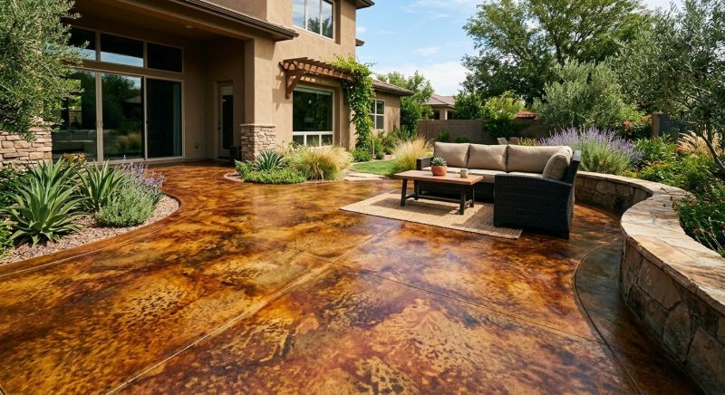 Concrete Floor Staining in Fort Worth, TX