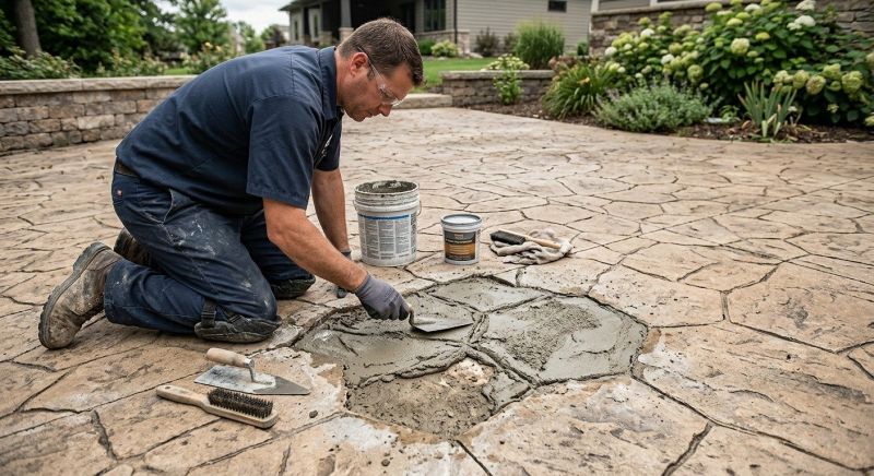 Decorative Concrete Repair in Arlington, VA